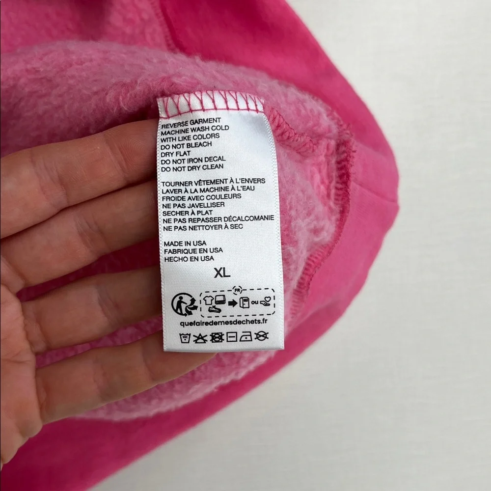 Anthropologie x Midnight Rider the carolita zodiac leo sign pink crewneck XL - Picture 8 of 12